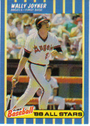1988 Fleer Baseball All-Stars Baseball Cards   019      Wally Joyner